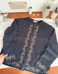 The Embroidered Holly Cardigan (L)