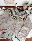 The Mountain Lodge Fair Isle Cardigan (M)