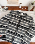The Striped Snowflake Sweater (M)