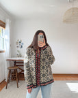 The Snowflake Bean Cardigan (L)