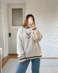 The Textured Deer Sweater (XL)