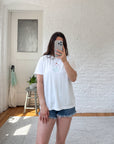 The Embroidered Wildflower Tee (M)