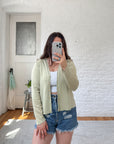 The Lightweight Matcha Cardigan (M)