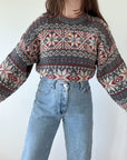 The Apple Snowflake Sweater (L)