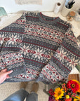 The Apple Snowflake Sweater (L)
