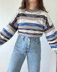The Textured Stripe Sweater (L)