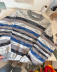 The Textured Stripe Sweater (L)