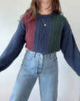 The Navy, Red & Green Sweater (XL)