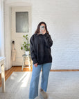 The Brown Speckled Basic Sweater (XL)