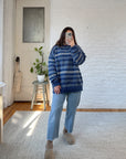 The Cambridge Blue Pattern Sweater (XL)