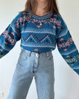 The Himalayan Aqua Sweater (M)