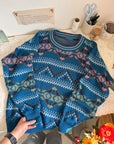The Himalayan Aqua Sweater (M)