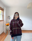 The Warm Plaid Sweater (XL)