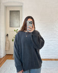 The Charcoal Ribbed Pullover (XL)