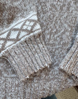 The Taupe V Neck Sweater (L)