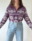 The Purple Bean Quarter Zip (M)