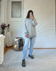 The Grey Striped Sweater (L)