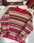 The Rolled Neck Foliage Sweater (M)