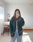 The Autumnal Village Cardigan (XL)