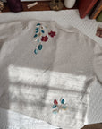 The Maroon & Teal Leaf Cardigan (XL)
