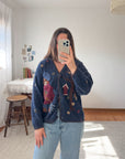 The Raking Leaves Bear Cardigan (L)