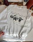 The Grey Moo Cow Crewneck (L)