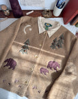 The Smokey Bear Sherpa Cardigan (XXL)