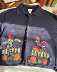 The Navy Scarecrow Cardigan (L)