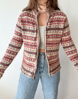 The Copper Skies Fair Isle Cardigan (M)