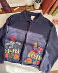 The Navy Scarecrow Cardigan (L)