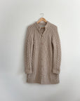 The Amethyst Cable Knit Cardigan (L)