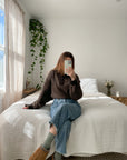 The Warm Woven Henley (XXL)
