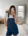 No Boundaries Darkwash Shortalls (S)