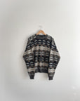 Vintage Line Patterned Knit (L)