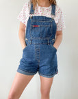 No Boundaries Darkwash Shortalls (S)