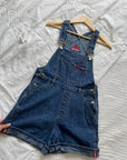 No Boundaries Darkwash Shortalls (S)
