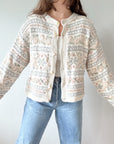 The Pastel Pattern Cardigan (M)