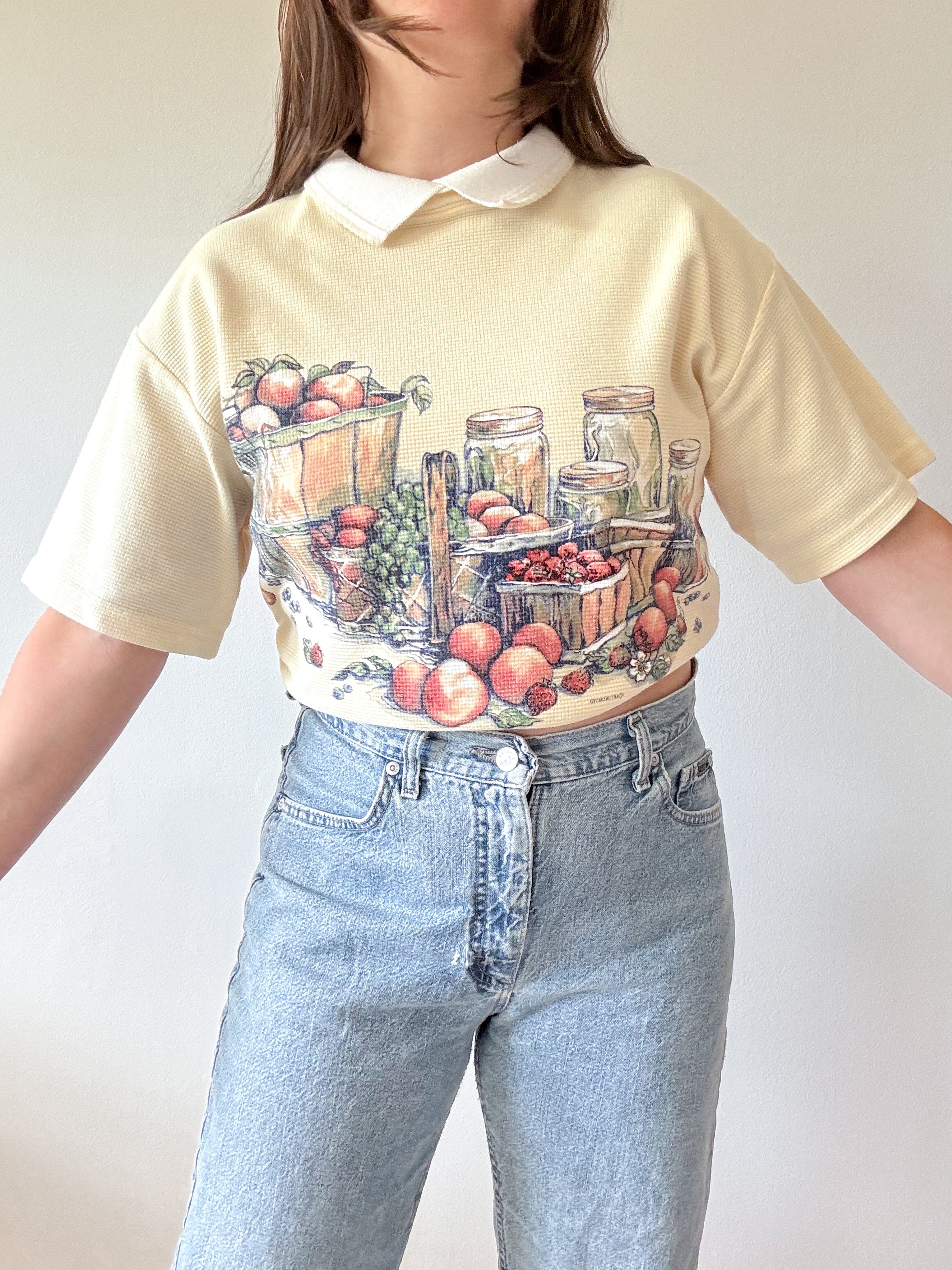 The Collared Fruit Tee (L)