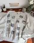 The Double Sided Kitty Crewneck (L)