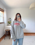 The Retro Grey Old Navy Crewneck (L)