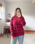 The Red Mallard Duck Sweater (M)