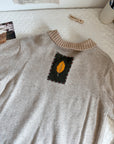 The Autumn Critter Cardigan (L)