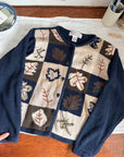 The Checkered Leaf Cardigan (S)