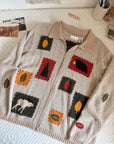 The Autumn Critter Cardigan (L)
