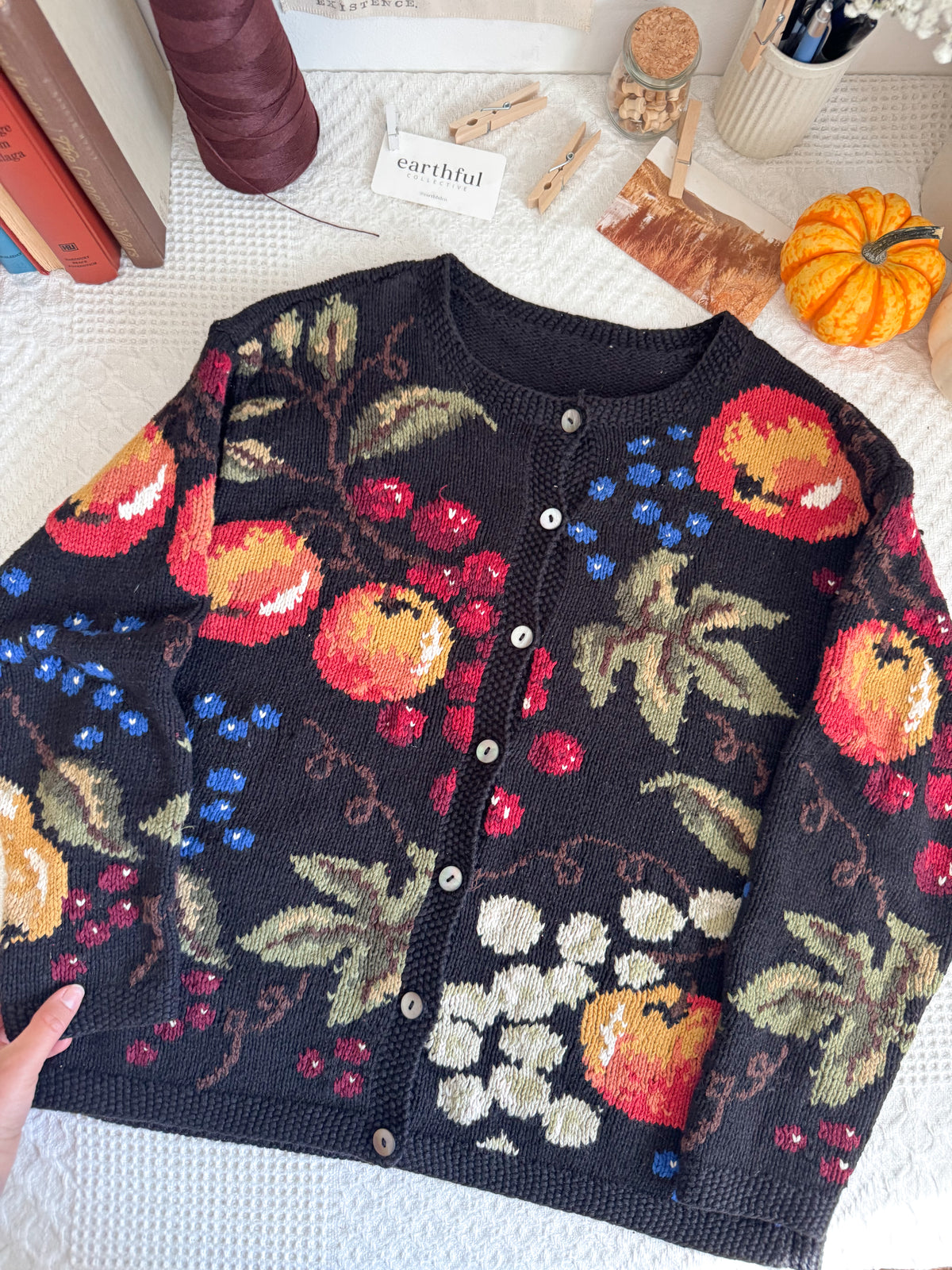 The Fruit Color Pop Cardigan (M)