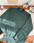 The Emerald Speckled Sweater (XL)