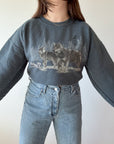 The Timberwolf Charcoal Crewneck (L)