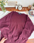 The Maroon Polo Sweater (L)