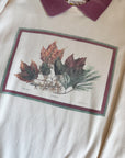 The Creamy Maple Collared Crewneck (L)