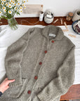 The Sage Speckled Cardigan (M)